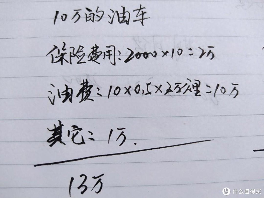 10万的油车和10万的电车，10年后用车成本会相差多少？
